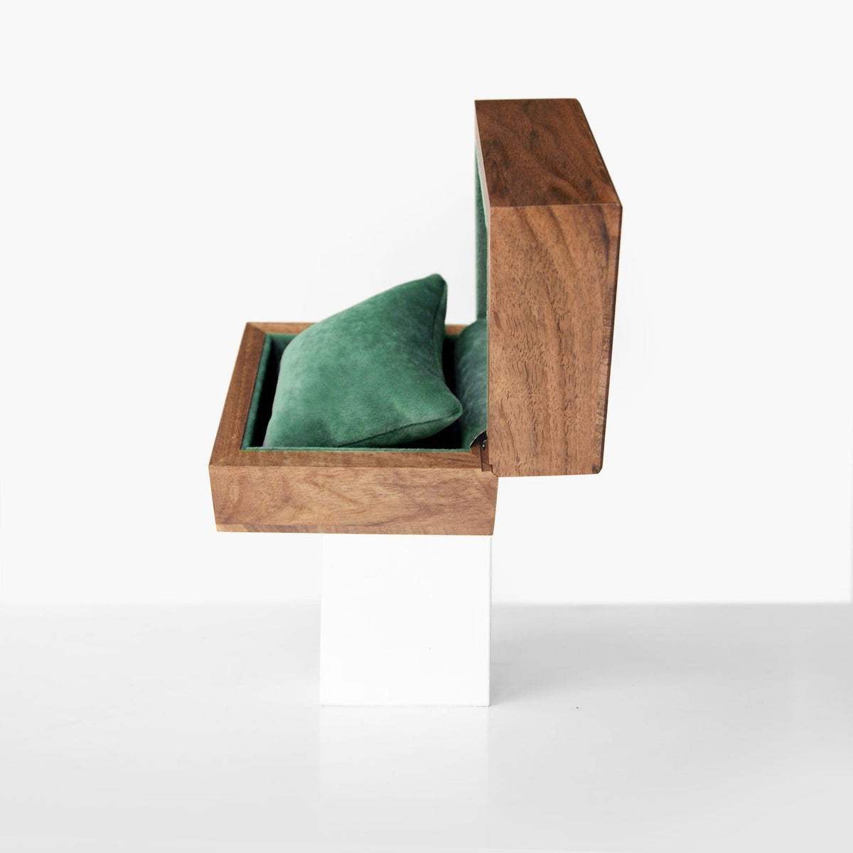 Engraved Wooden Watch Case with Velvet Pillow, Travel Watch Box for Man, Anniversary Gift, Watch Display Case, Groomsmen Gift