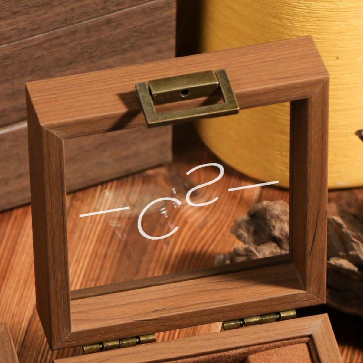 Personalized wooden Watch Box for 1 or 3, Gift for Husband, Luxury Gift for Him, Custom Engraved Watch Display Case, Personalized Name