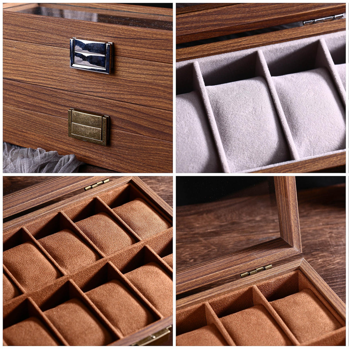 Personalised Watch Box for 3 6 10 slot Watches Storage | Customized Watch Storage Jewelry Box | 2025 Christmas gifts for husband