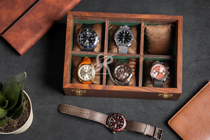 Custom Engraved Rosewood Watch Box | Gift for Dad | Birthday Gift for Men Men's Watch Storage Case| Fathers Day Gift | Anniversary Gift