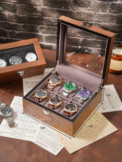 Customized Engraved Watch Box, Personalized Watch Holder, Birthday Gift for him, Watch Case, Boyfriend Gift, Husband's Gift