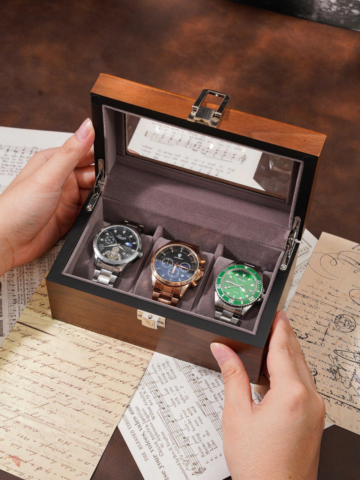 Customized Engraved Watch Box, Personalized Watch Holder, Birthday Gift for him, Watch Case, Boyfriend Gift, Husband's Gift