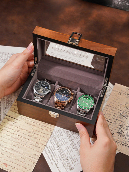 Customized Engraved Watch Box, Personalized Watch Holder, Birthday Gift for him, Watch Case, Boyfriend Gift, Husband's Gift
