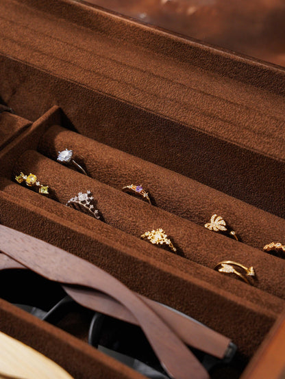 Personalized Wooden Watch Organizer with Lock, Customized Watch Display Case for 6 Watches, Engraved Wooden Watch Case, Watch Box for Men