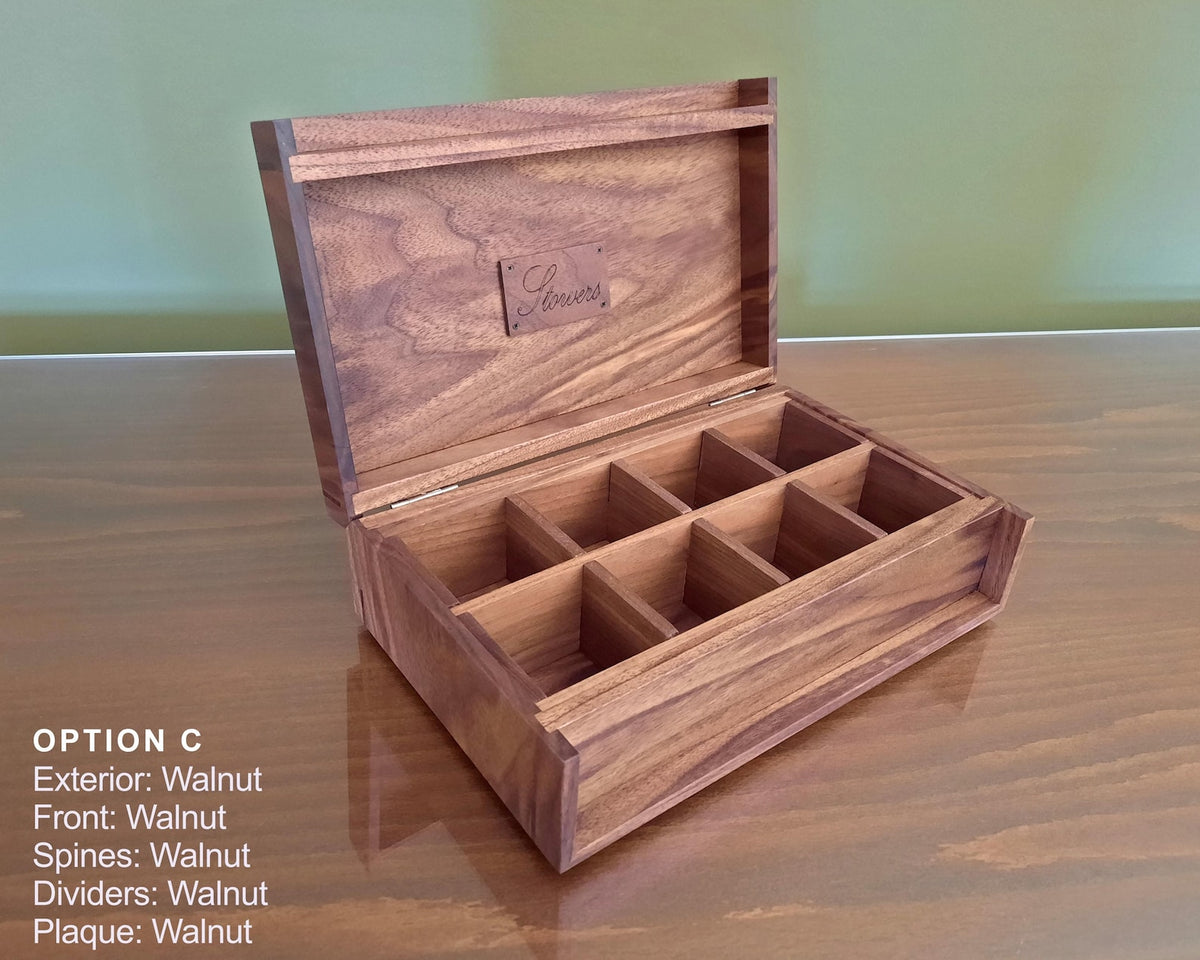 Handmade Wooden Watch Box - Personalized Pocket Watch Storage Case