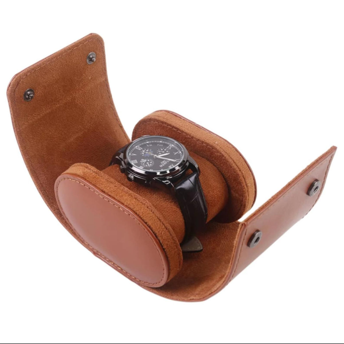 Personalized Faux Leather Watch Box, Groomsman Gift