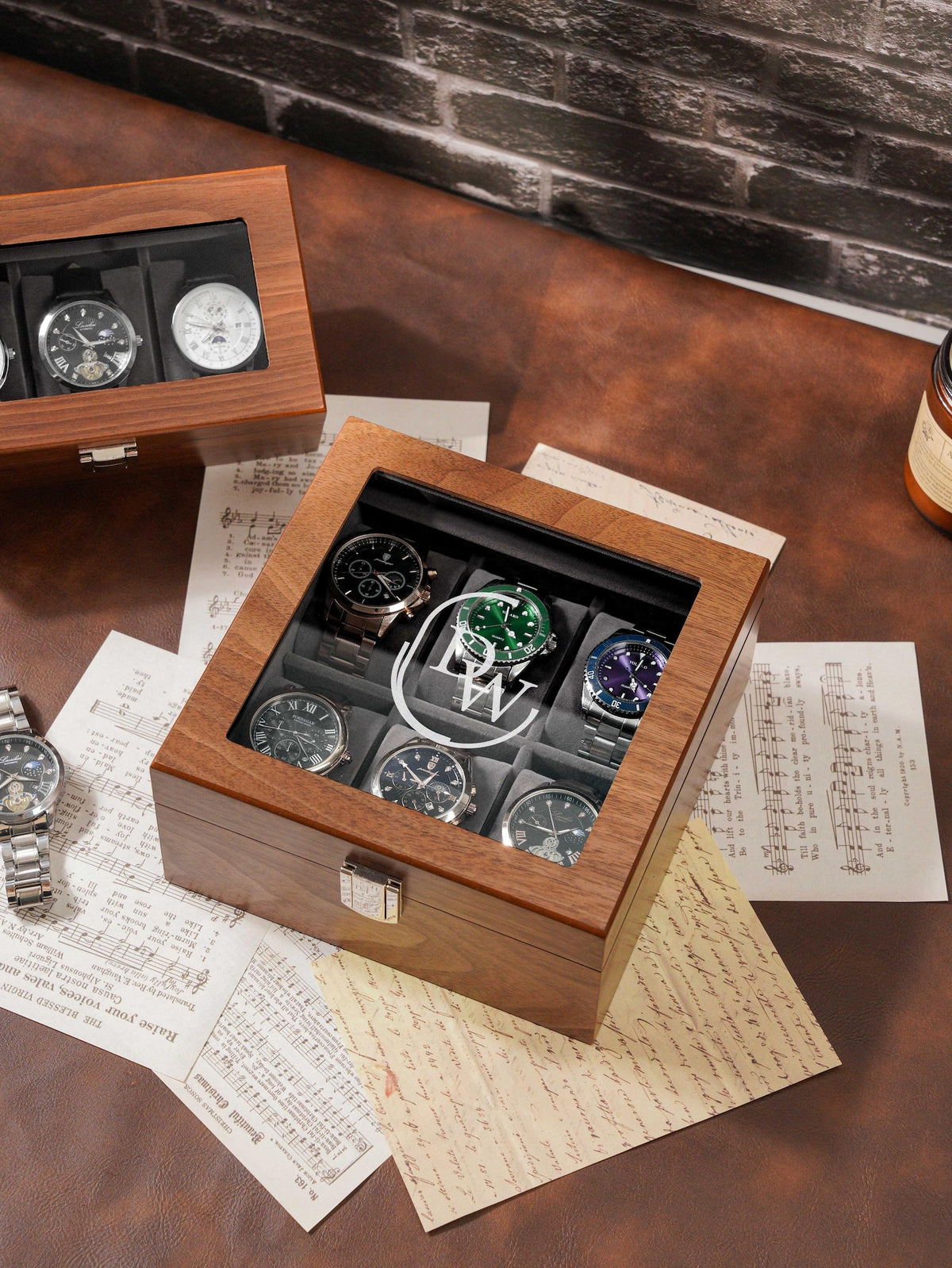 Customized Engraved Watch Box, Personalized Watch Holder, Birthday Gift for him, Watch Case, Boyfriend Gift, Husband's Gift