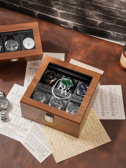 Customized Engraved Watch Box, Personalized Watch Holder, Birthday Gift for him, Watch Case, Boyfriend Gift, Husband's Gift