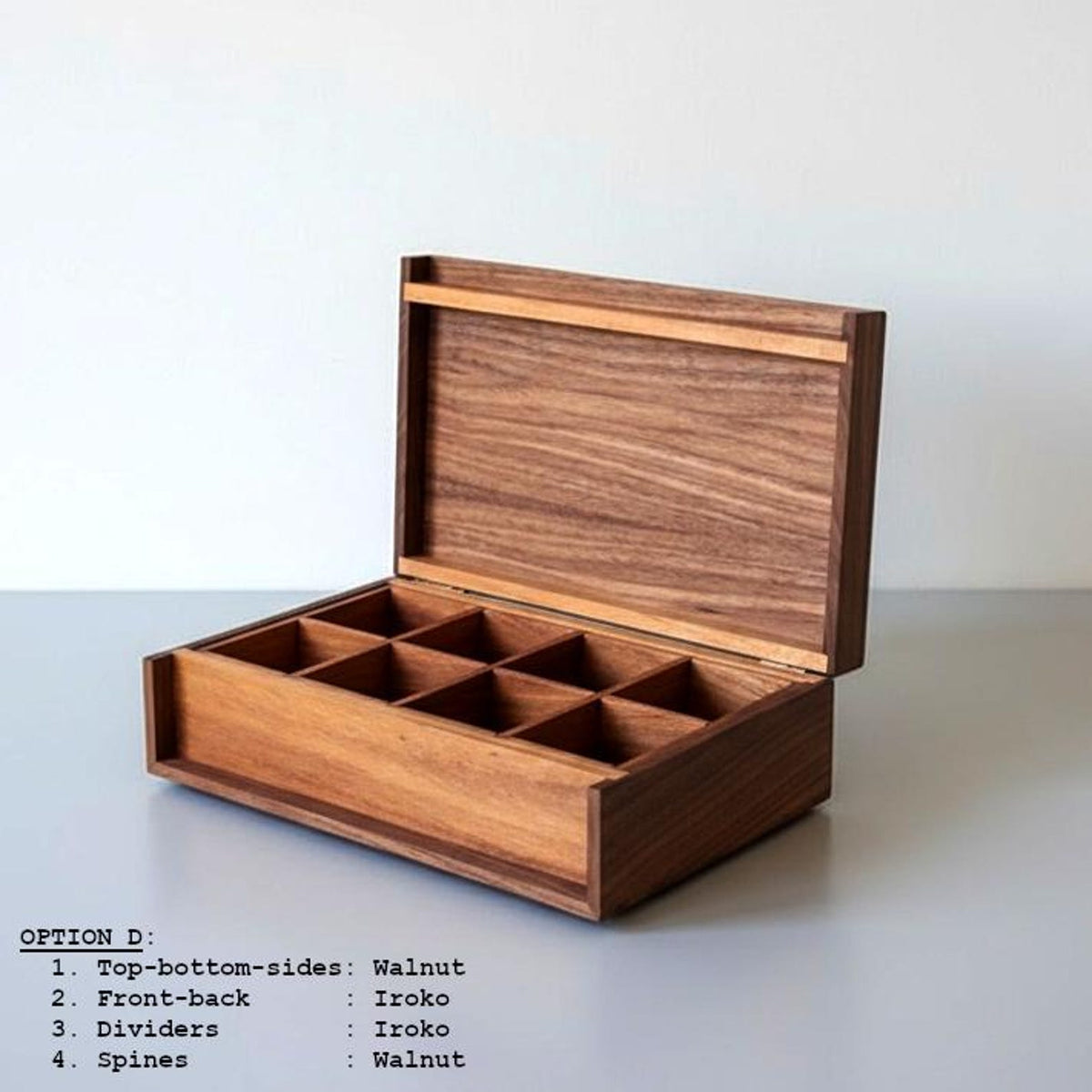 Handmade Wooden Watch Box - Personalized Pocket Watch Storage Case