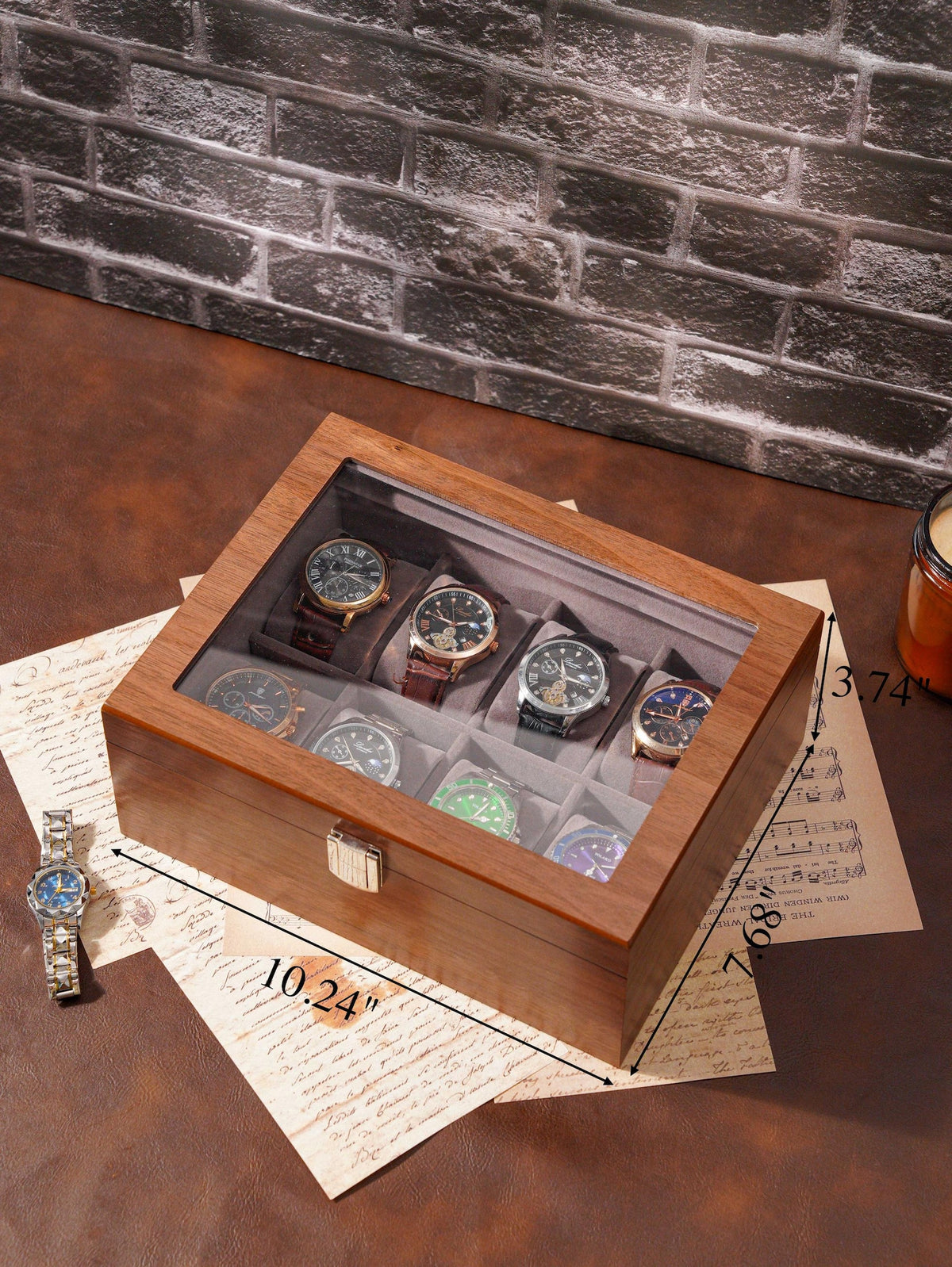 Customized Engraved Watch Box, Personalized Watch Holder, Birthday Gift for him, Watch Case, Boyfriend Gift, Husband's Gift