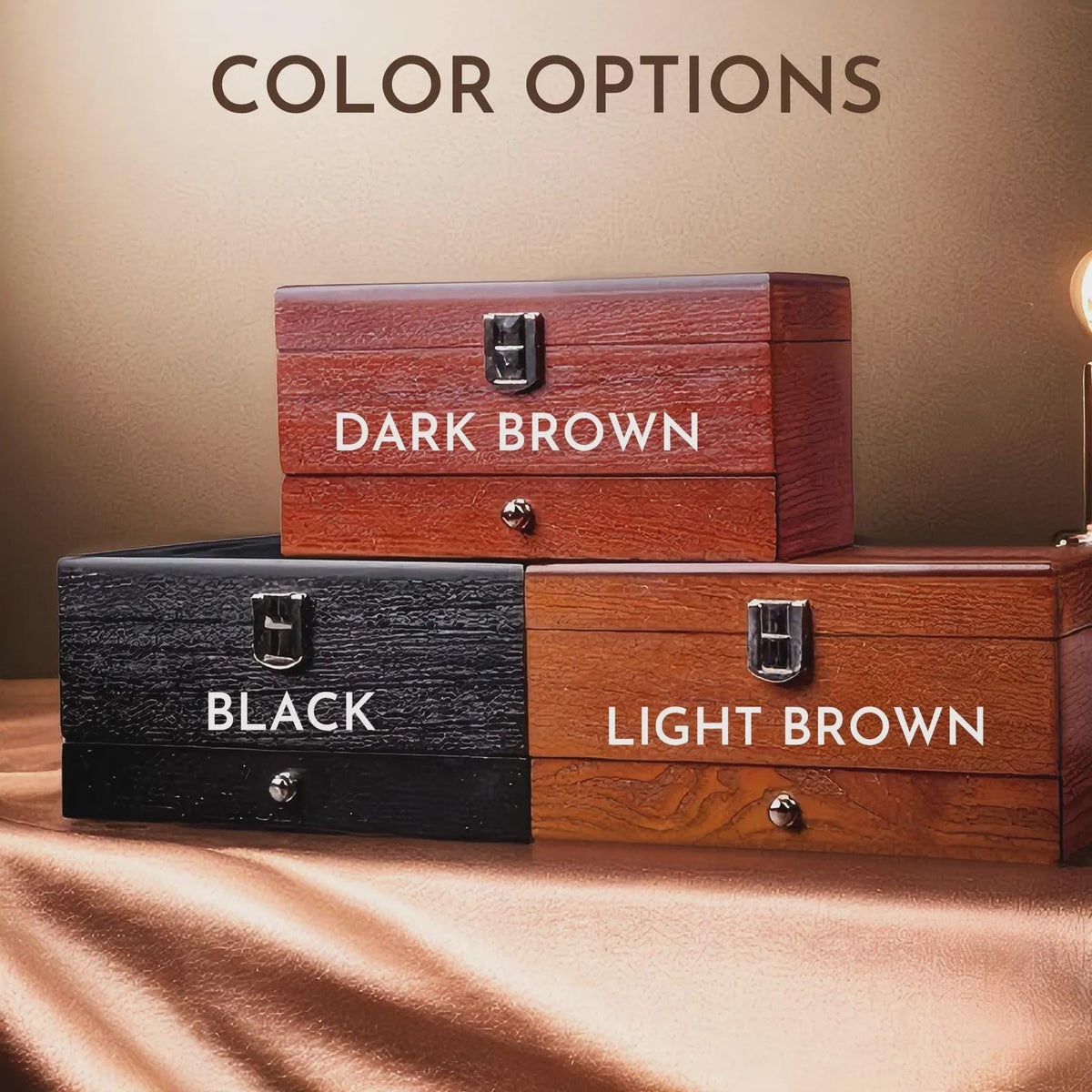 Personalized Wooden Engraved Watch Jewelry Box, Watch Case for Men, Anniversary Gift for Husband, Boyfriend