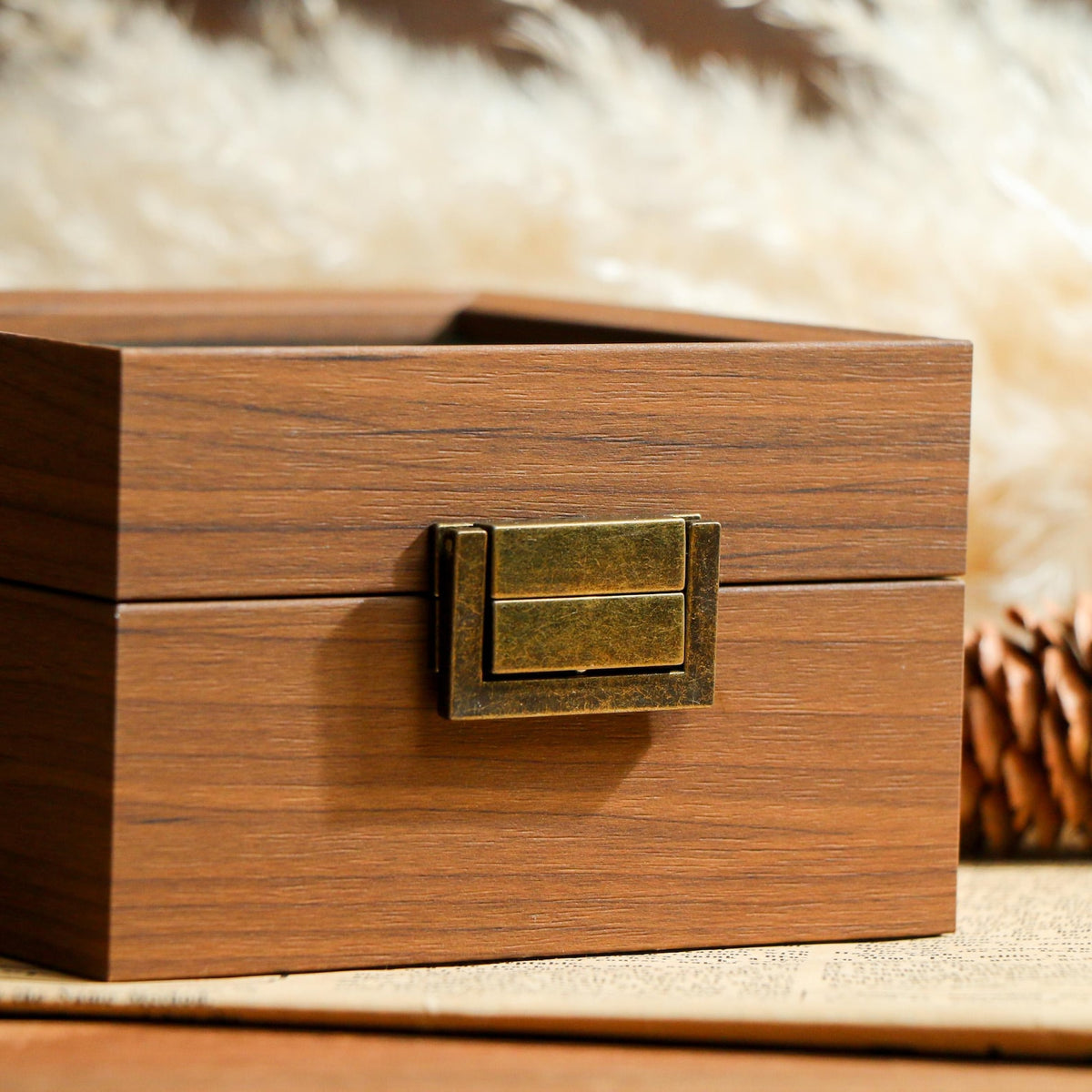 Personalized Wooden Watch Box, Engraved Glass Display Case for Men, Single Watch Holder Storage, Anniversary Gift for Husband