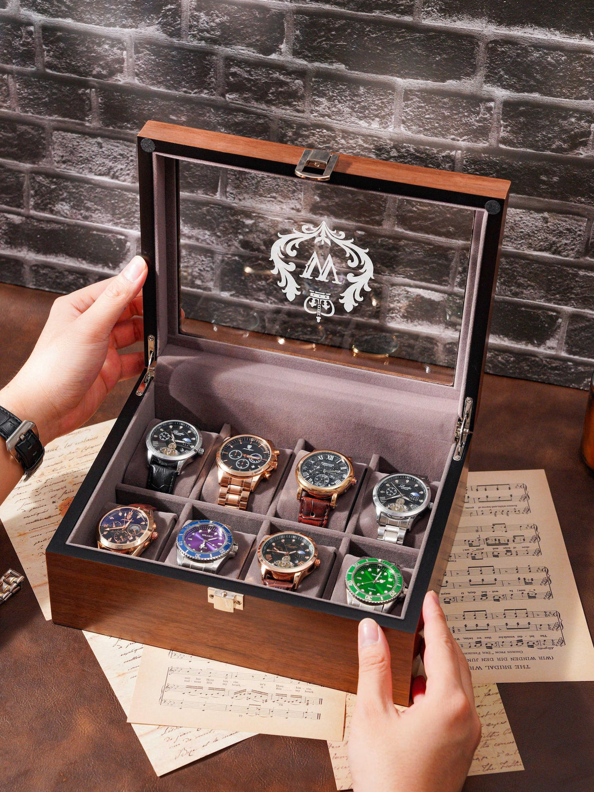 Customized Engraved Watch Box, Personalized Watch Holder, Birthday Gift for him, Watch Case, Boyfriend Gift, Husband's Gift