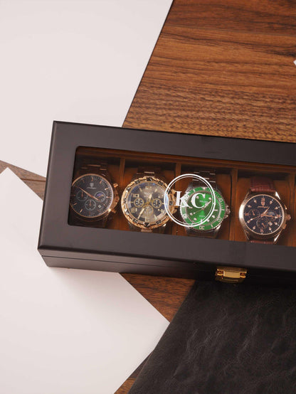 Personalized Watch Storage, Engraved Watch Box for Men,Gift for him,Anniversary Present,Father's Day Gift