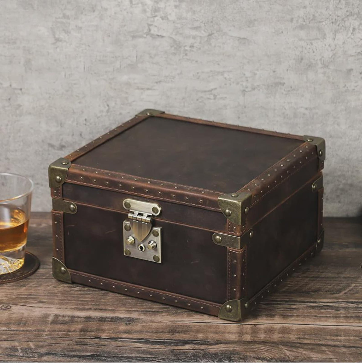 Lockable Leather Watch Box Organizer | Luxury Watch Collection Case for 6–10 Watches