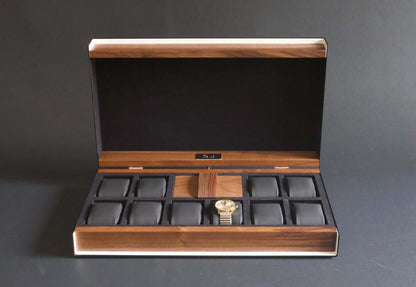 10 Watch Box, Watch Box Australia, Walnut Watch Box, Watch Storage, Custom Watch Box, Modern Watch Box, Personalised Watch Box, Watch Case