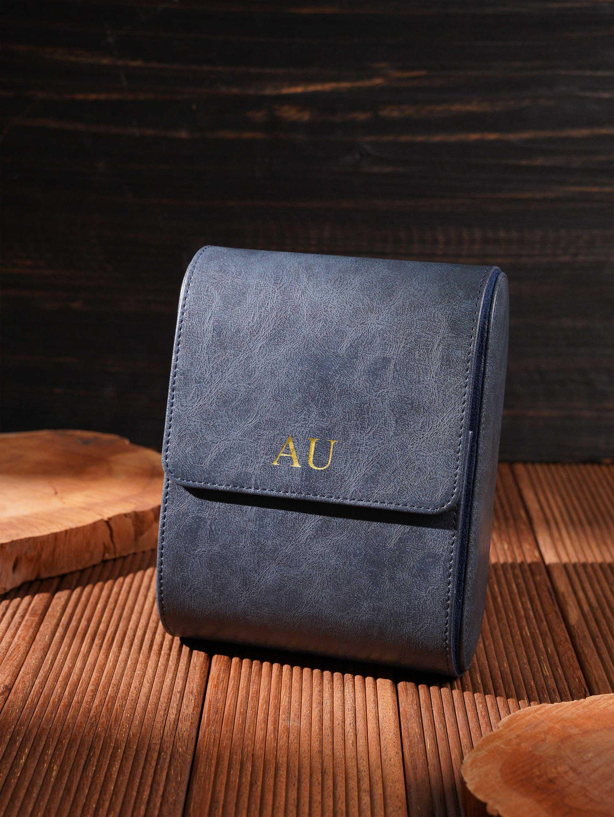 Custom Travel Watch Case,Personalized Luxury Leather Watch Roll,4 Solts Watch Box Gift For Men, Best Man Gift,Father's Day Gift