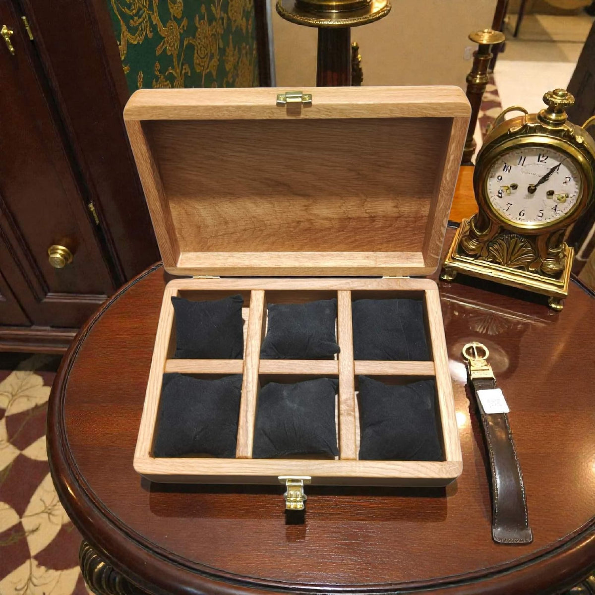 Men's Storage Box, Keepsake Gift Box, Handmade Wooden Watch Box, Wooden Watch Holder, Gift for Him, Watch Organizer, Groomsmen Gifts