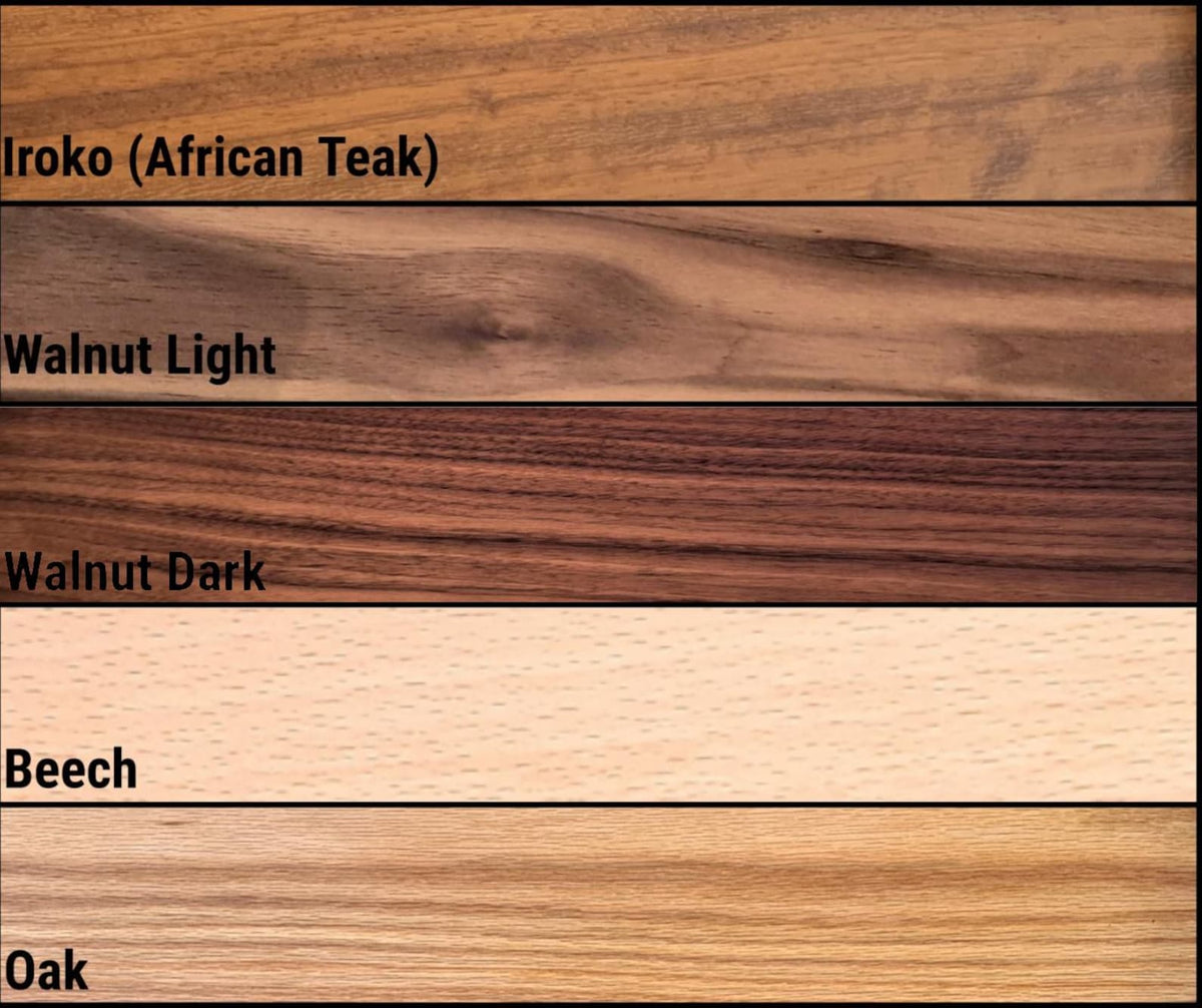 Watch Box with Drawer with 20 pockets-Dark walnut-Handmade