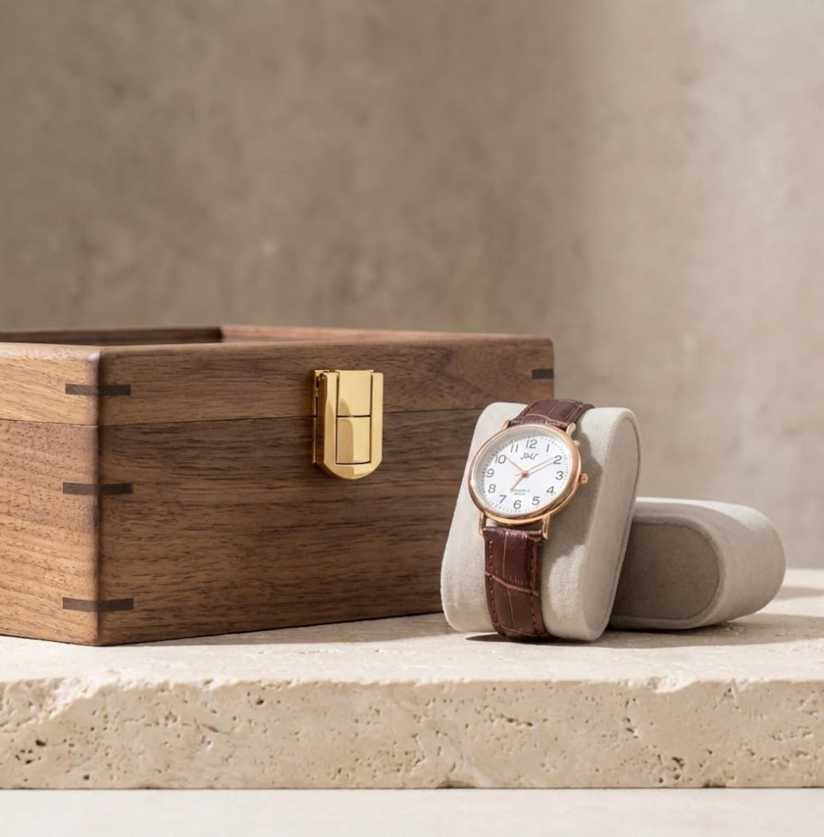 Personalized Walnut Watch Box for Men, Custom Wooden Watch Case with Glass Lid, Engraved 10 Slot Watch Organizer, Anniversary Gift Him