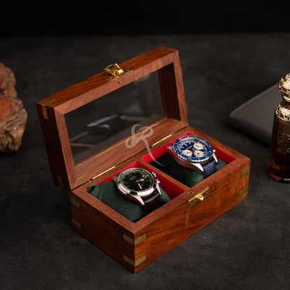 Custom Engraved Rosewood Watch Box | Gift for Dad | Birthday Gift for Men Men's Watch Storage Case| Fathers Day Gift | Anniversary Gift