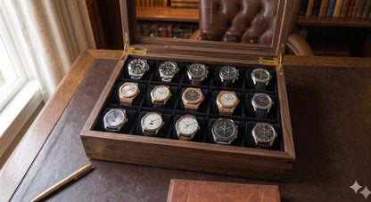ChronoKeeper’s Rosewood Vault – Enchanted Watch Display Chest