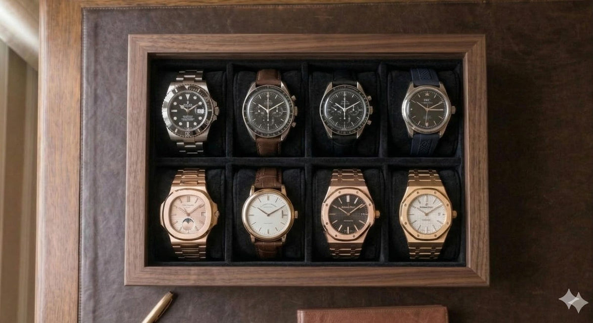 ChronoKeeper’s Rosewood Vault – Enchanted Watch Display Chest