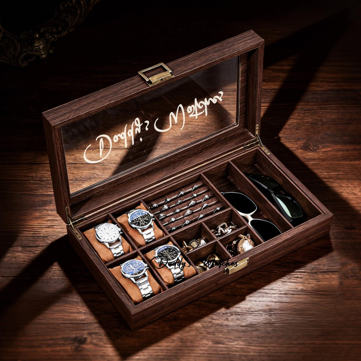 Custom Mens Storage Box,Men's Jewelry Box,Personalized Watch Box, Vintage Mens Gift, 1st Anniversary Gifts For Him, Birthday Gifts For Men
