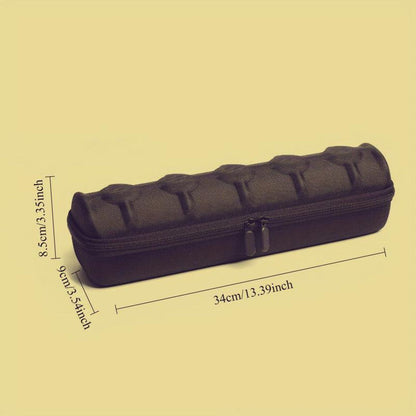 1PC 5-Slot Watch Case | Hard Shell Travel Organizer With Pillow Insert - Gift Ready (Black),Suitable For Smart Watch Storage