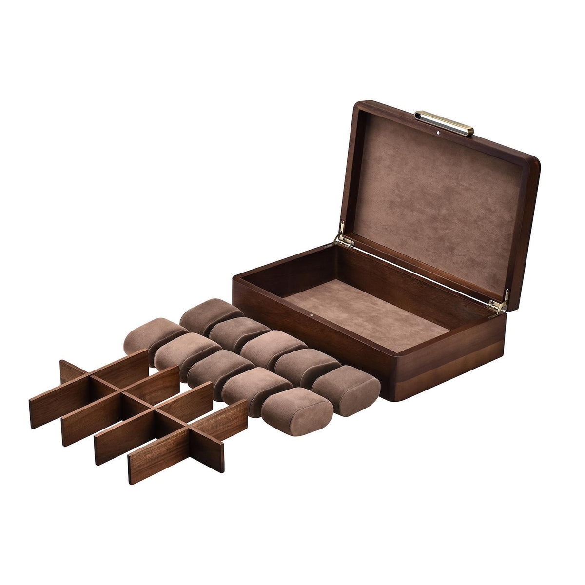 Engraved Wooden Watch Box for Men Promotion Gift Acacia Display Organizer Ten Slot Velvet Interior Collector’s Edition Luxury Office Decor