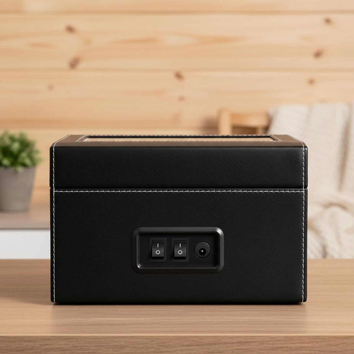 4+6 Watch Winder Box, Automatic Watch Organizer, Watch Storage Case, Luxury Watch Display Box, PU Leather Watch Holder, Gift for Him