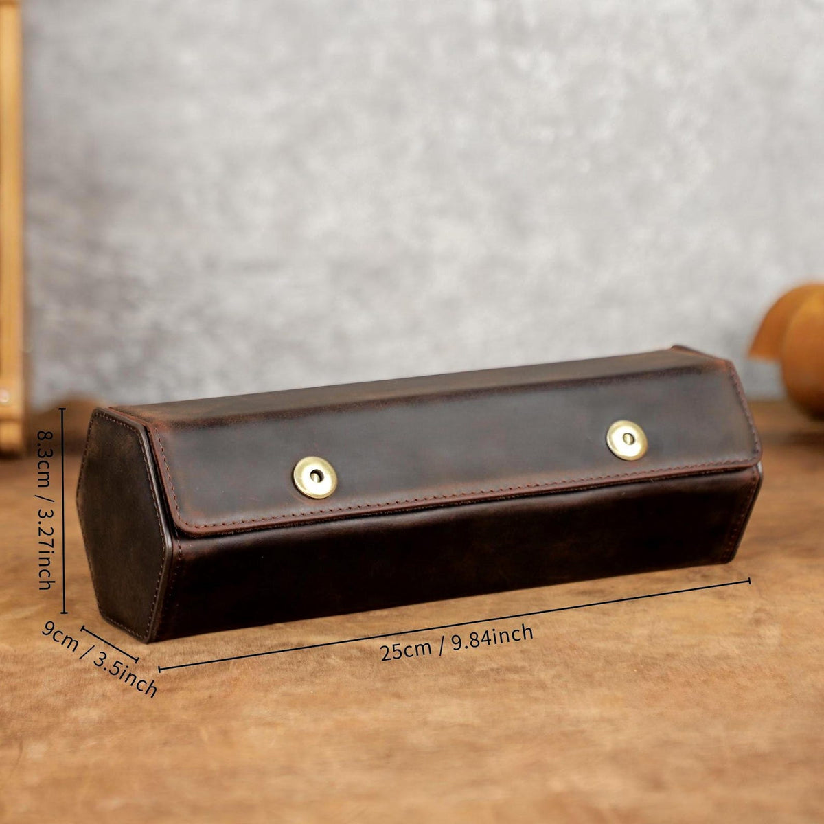 Personalized Leather Watch Box | Watch Travel Case | Necktie Cufflink Storage Organizer | Birthday Gifts