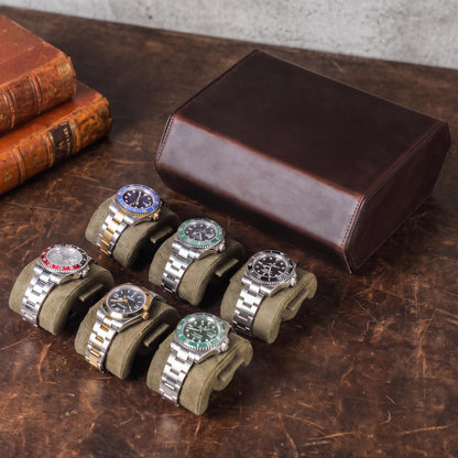 Handmade Leather Watch Box, Custom 8 Watches Storage Case, Watch Organizer Men Jewelry Box, Watch Display Case, Watch Accessories Gift
