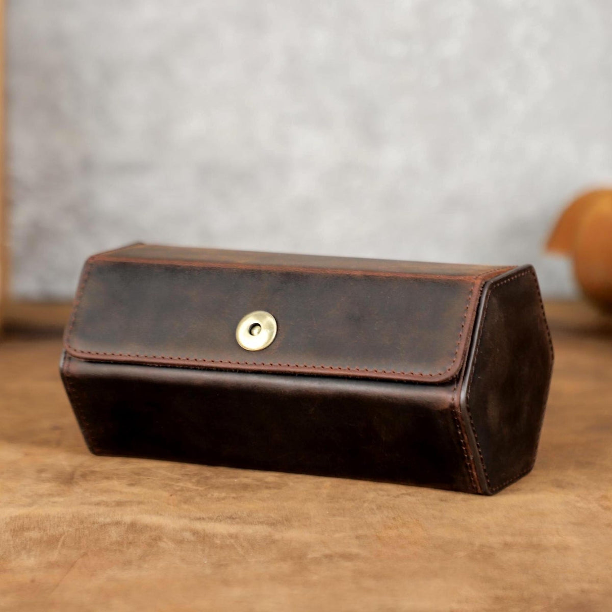Personalized Leather Watch Box | Watch Travel Case | Necktie Cufflink Storage Organizer | Birthday Gifts