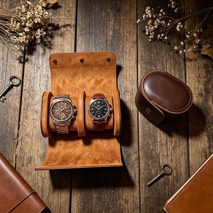 Personalized Leather Watch Box, Custom Leather Watch Case, Custom Watch Roll, Wedding Groomsmen Gifts, Watch travel Case, Wedding gift