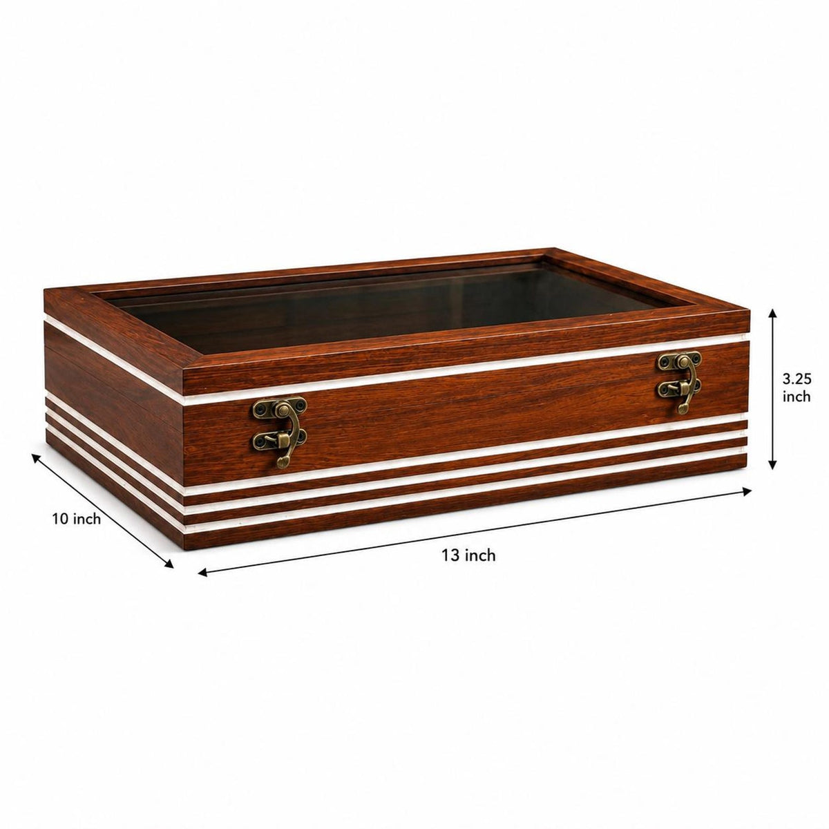 Personalized Wooden Watch Box, 2-12 Slot Watch Organizer, Rosewood Watch Display Case, Glass Lid, Luxury Storage Box, birthday Gift for Men