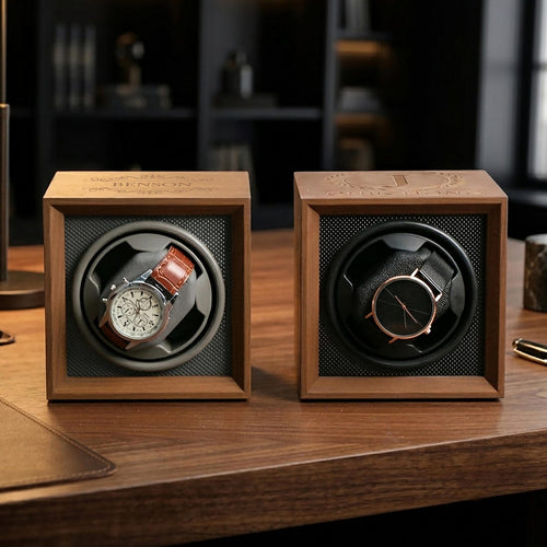 Personalized Watch Winder | Engraved Automatic Watch holder | Watch Box Gift for Watch Lover | Watch Storage Gift | Anniversary gift