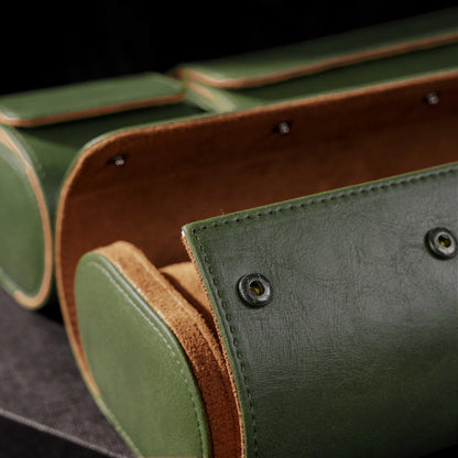 Personalized vegan leather watch box, gift for men, gift for husband, travel watch box, vegan leather watch case