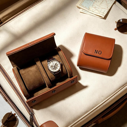 Personalized Leather Watch Box, Custom Leather Watch Case, Wedding groomsmen gifts, Custom watch storage, Watch travel case, Gift for Him
