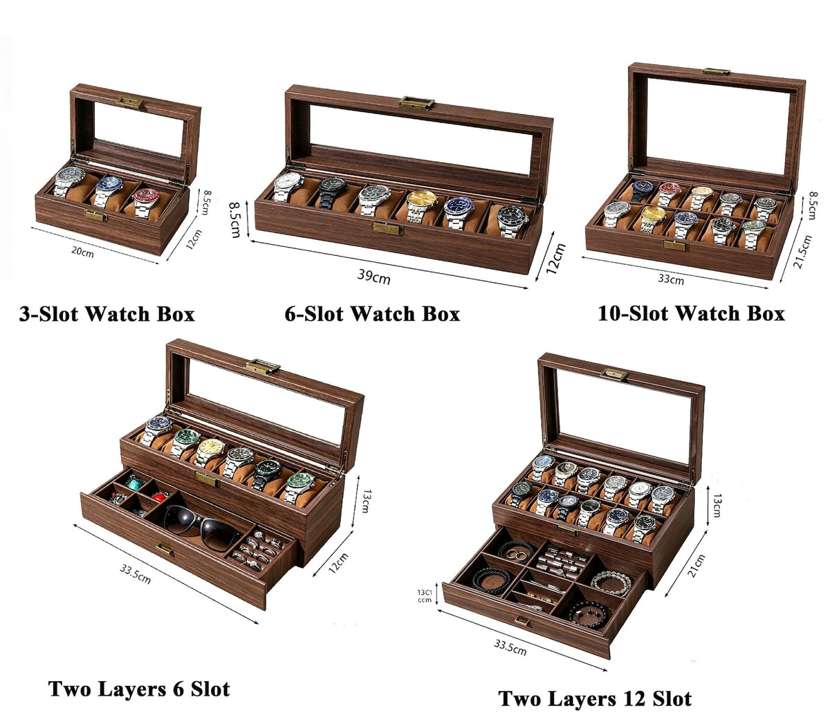 Custom Engraved Watch Box, Personalized Watch Case, Men watch jewelry box, Gifts for husband, Birthday / Anniversary Gifts for Men