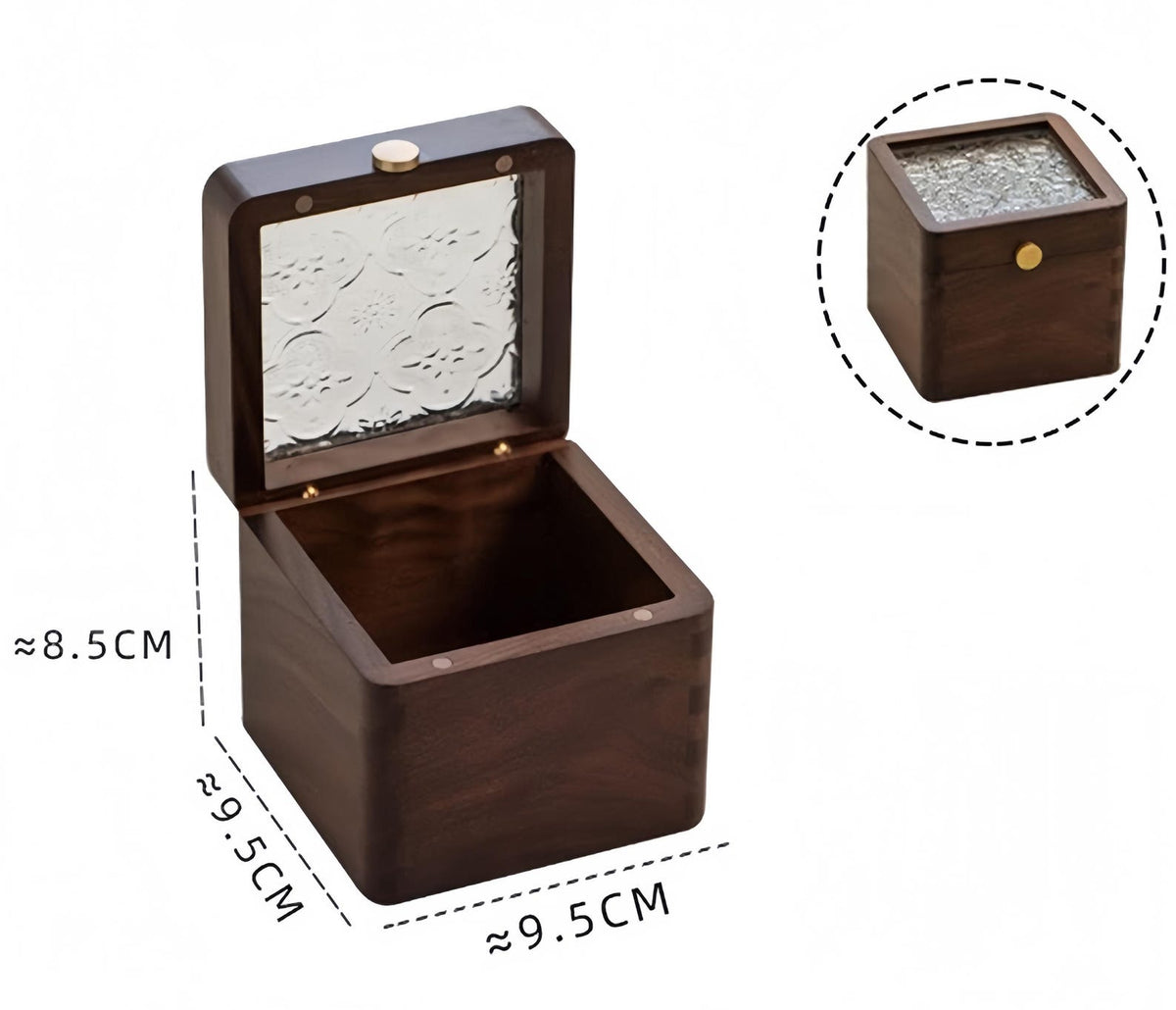Wooden Watch Box with Glass Lid, Personalized Jewelry Storage Box, Keepsake Box, Watch Case, Gift for Him, Anniversary Gift