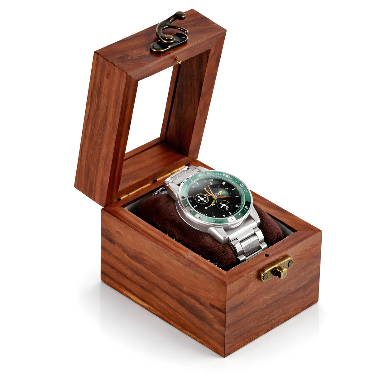 Wooden Watch Organizer Box, Handcrafted Watch Display Case, Multi Slot Watch Storage, Men's Gift, Watch Collector Gift