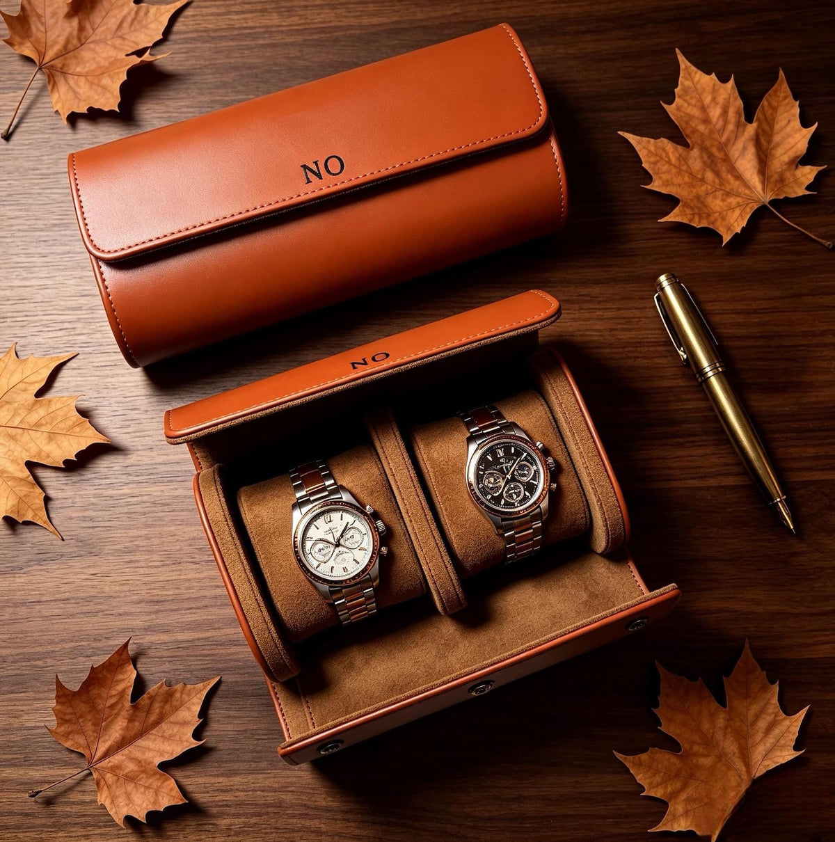 Personalized Leather Watch Box, Custom Leather Watch Case, Wedding groomsmen gifts, Custom watch storage, Watch travel case, Gift for Him