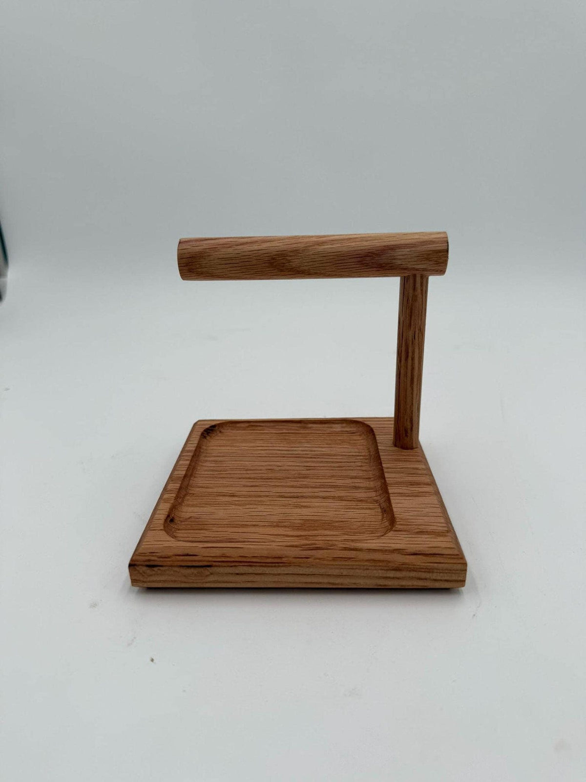 Walnut Valet, Solid Hardwood Tray With Watch Holder And Bracelet Bar