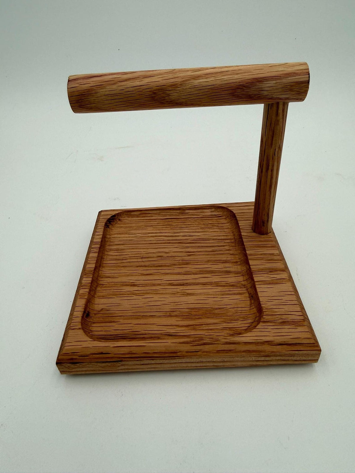 Walnut Valet, Solid Hardwood Tray With Watch Holder And Bracelet Bar