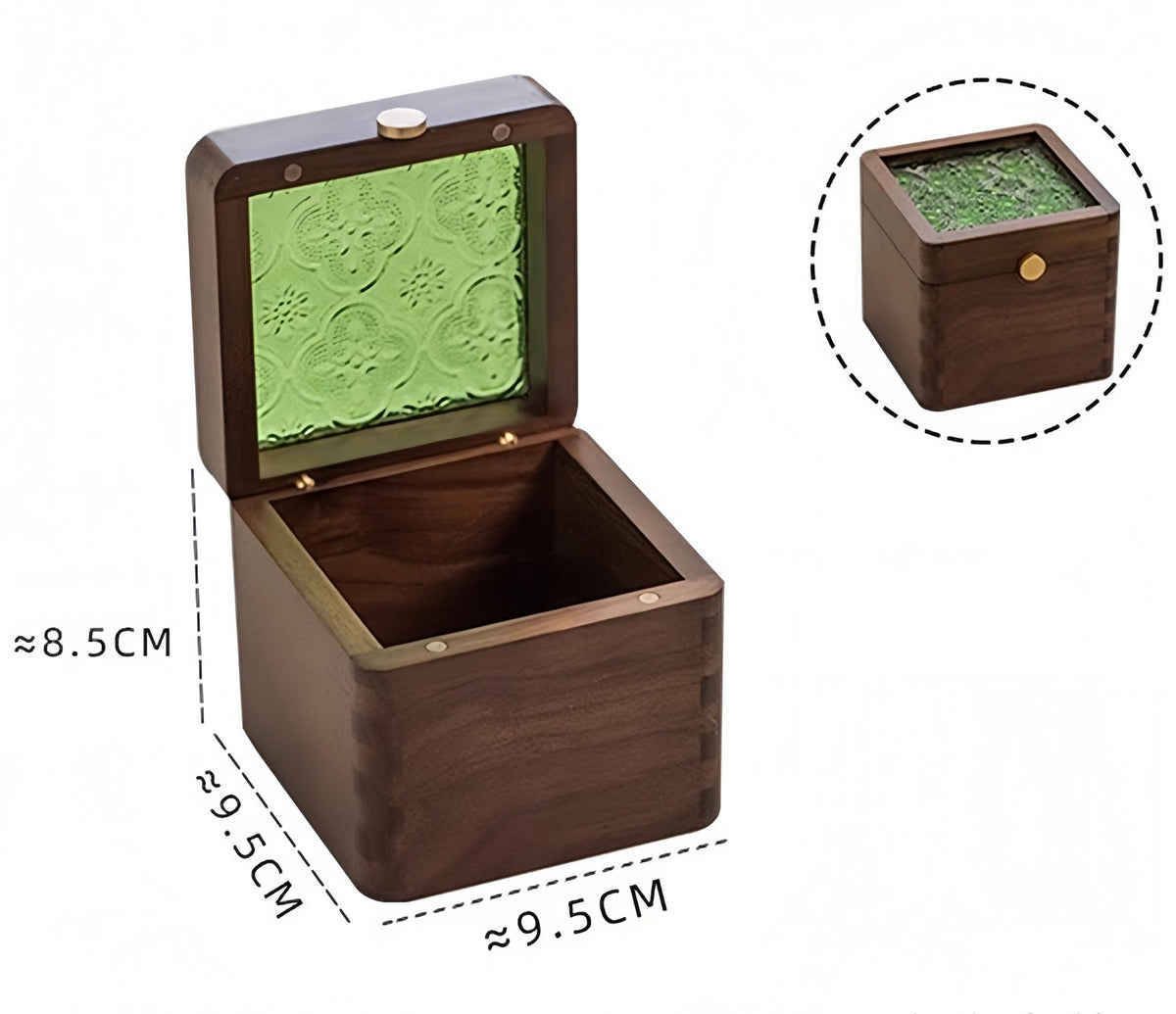 Wooden Watch Box with Glass Lid, Personalized Jewelry Storage Box, Keepsake Box, Watch Case, Gift for Him, Anniversary Gift