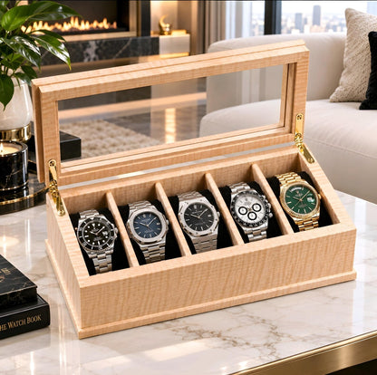 Wooden Watch Box Plans | DIY Watch Case Woodworking Plan | Watch Organizer PDF