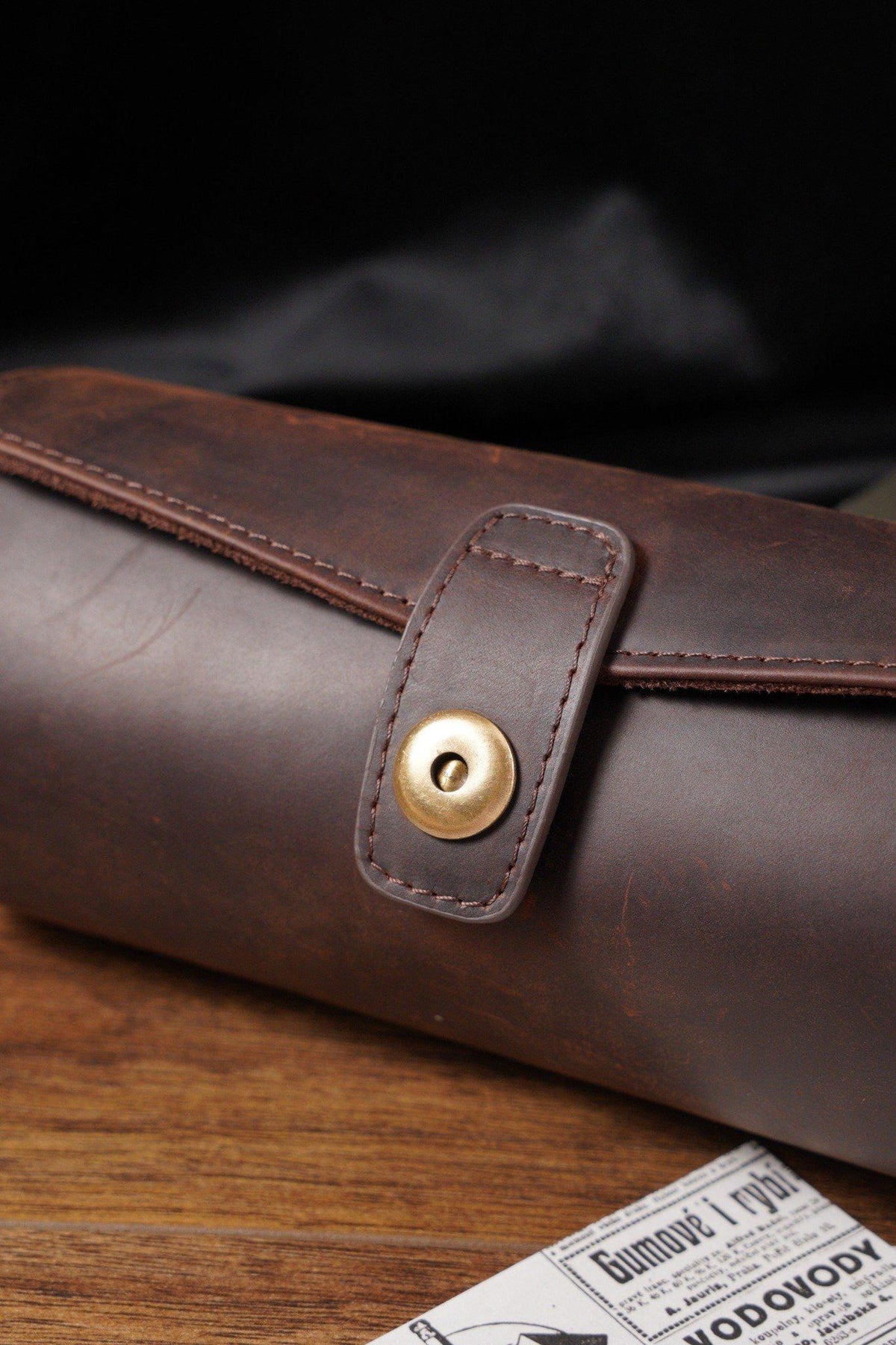 Personalized Watch Roll, Detachable Watch Case for Rings & Cufflinks, Men’s Travel Jewelry Gift