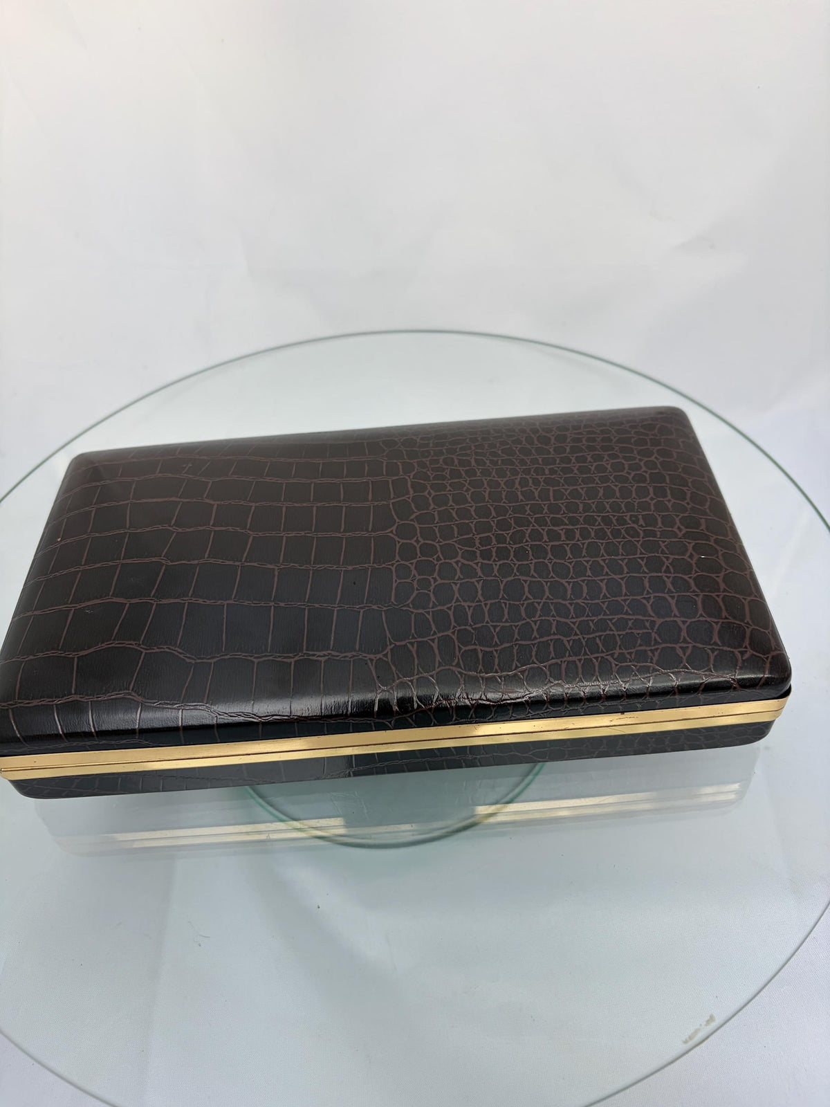 Vintage Man's MCM Jewelry Tia Clip Culfflink Watch Box .