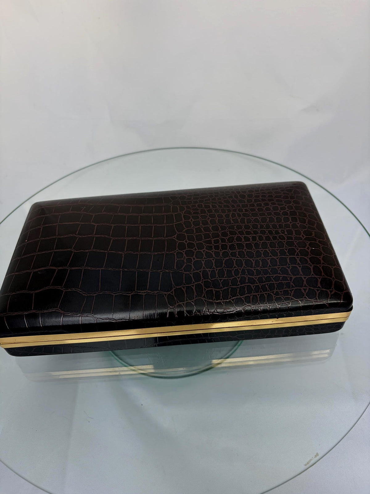 Vintage Man's MCM Jewelry Tia Clip Culfflink Watch Box .